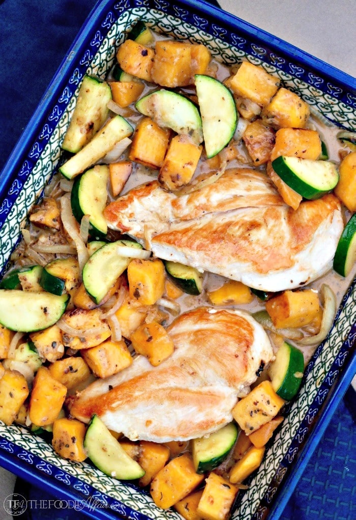 Chicken and Butternut Squash with Coconut Cream Sauce!