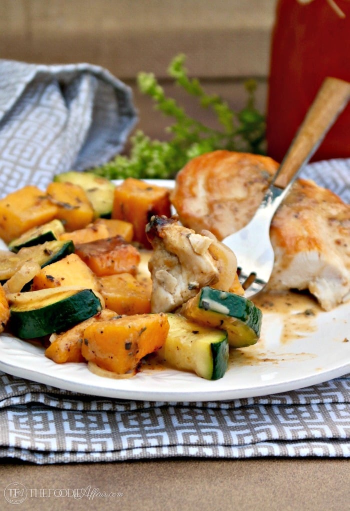 Chicken and Butternut Squash with Coconut Cream Sauce