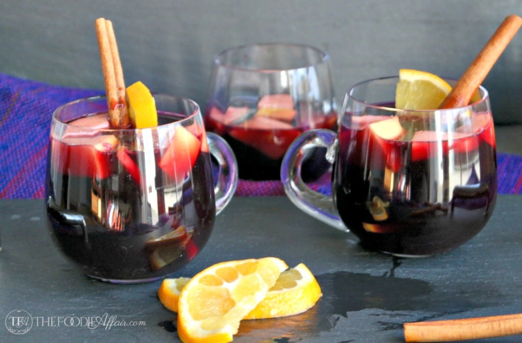 Mulled Wine Christmas Sangria – She Keeps a Lovely Home