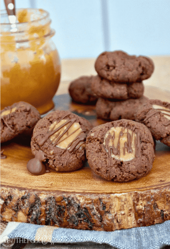 Chocolate Keto Thumbprint Cookies The Foodie Affair