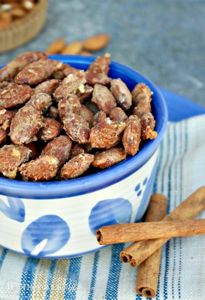Cinnamon Almonds Lightly Toasted With Sugar-Free Glaze