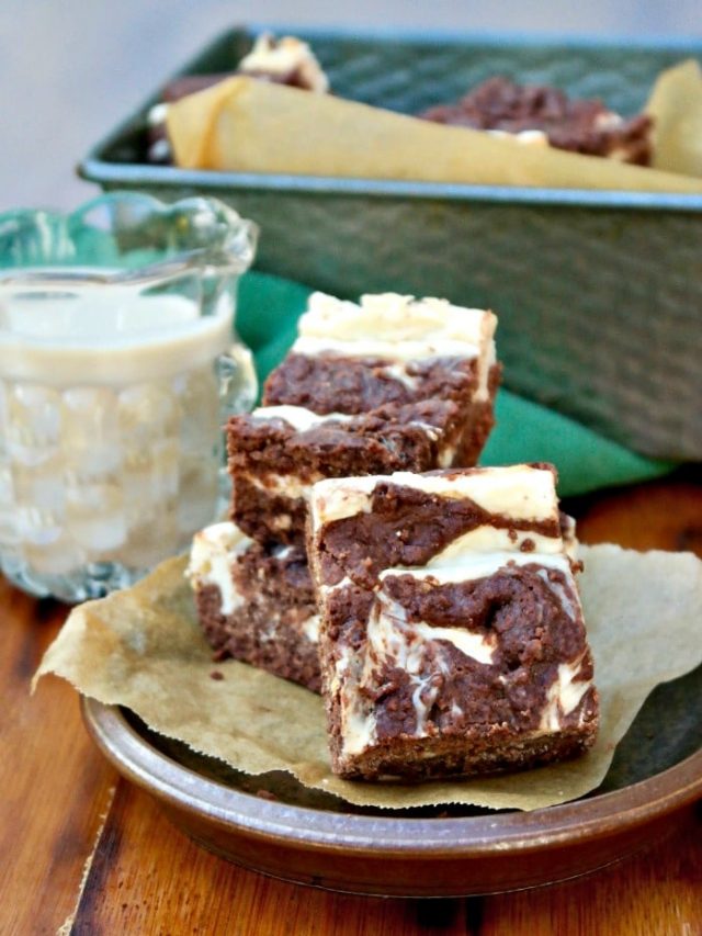 Cheesecake Brownies With Irish Cream Story