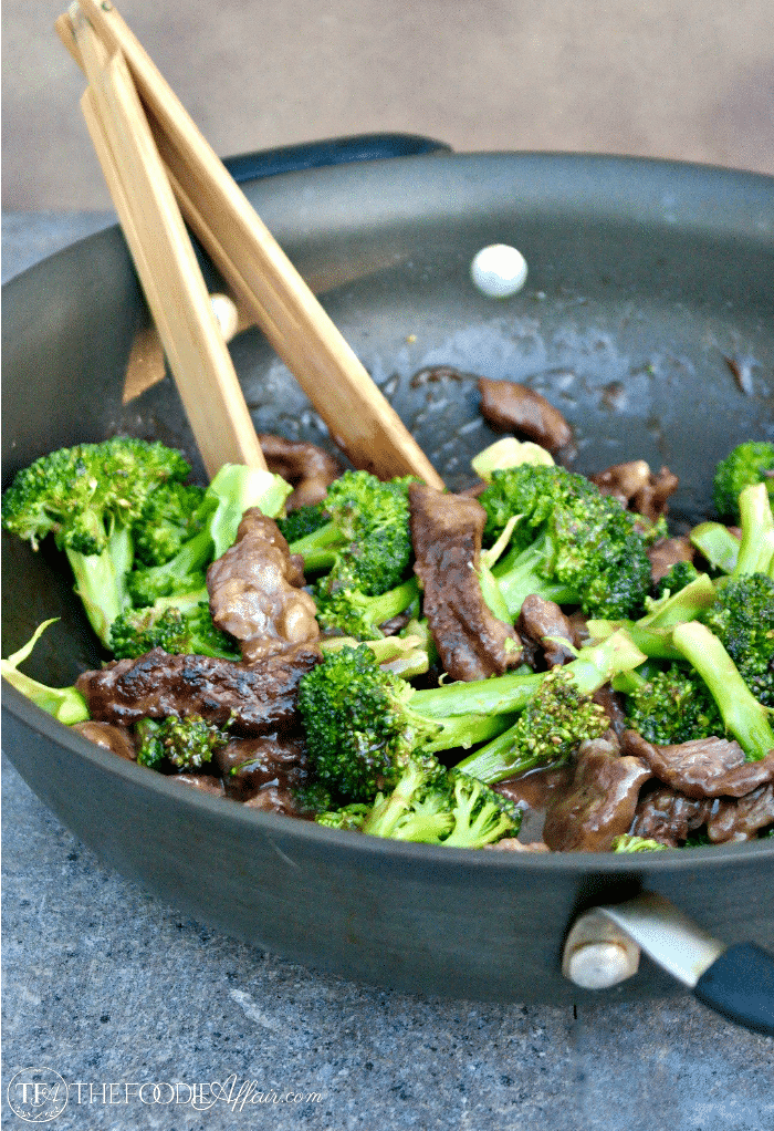 Healthy Orange Beef and Broccoli Stir Fry {Ready in under 30 minutes}