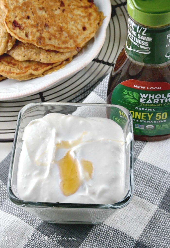 Ingredients to make carrot pancakes