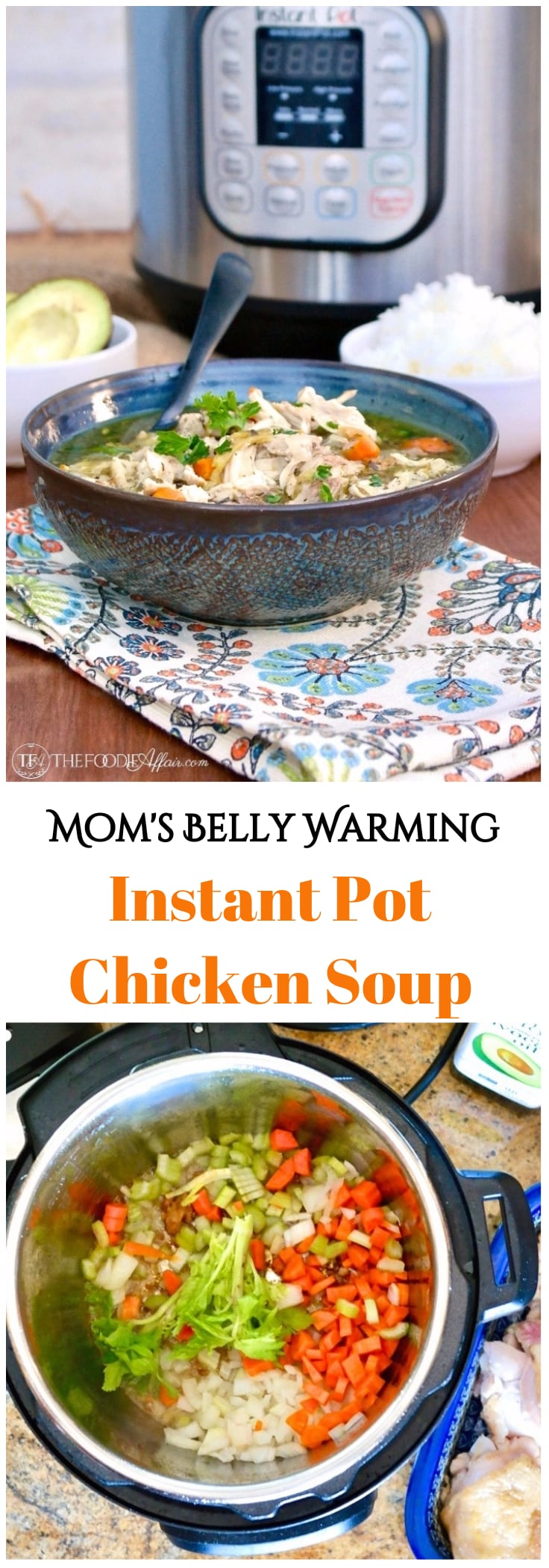 Instant Pot Chicken Soup Soothe the Soul, Beat the Flu The Foodie