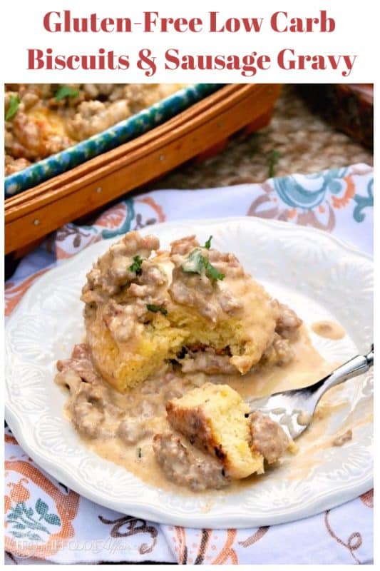 Keto Low Carb Biscuits and Sausage Gravy Recipe The Foodie Affair