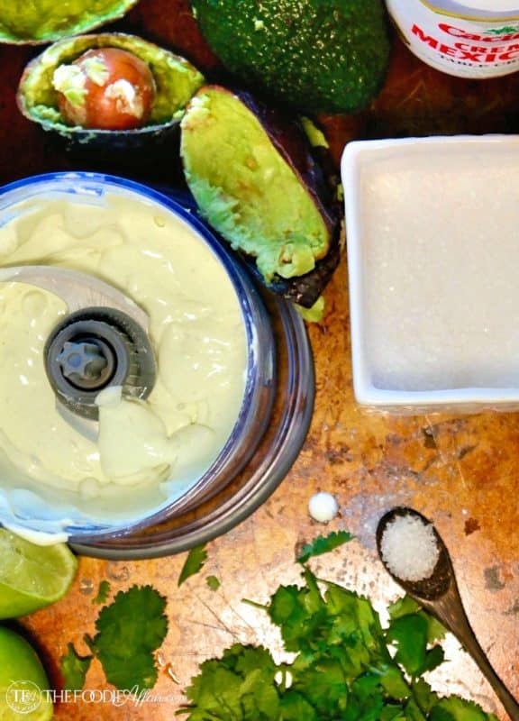 Avocado Cream Sauce Recipe The Foodie Affair