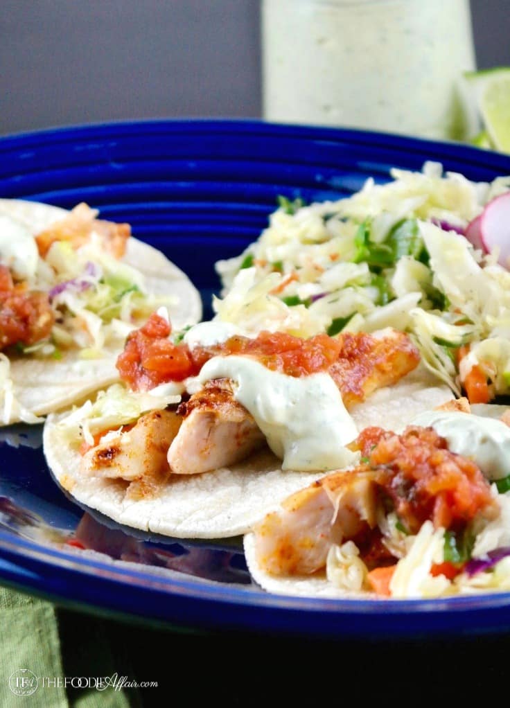 Healthy Fish Tacos | Wild Caught Cod