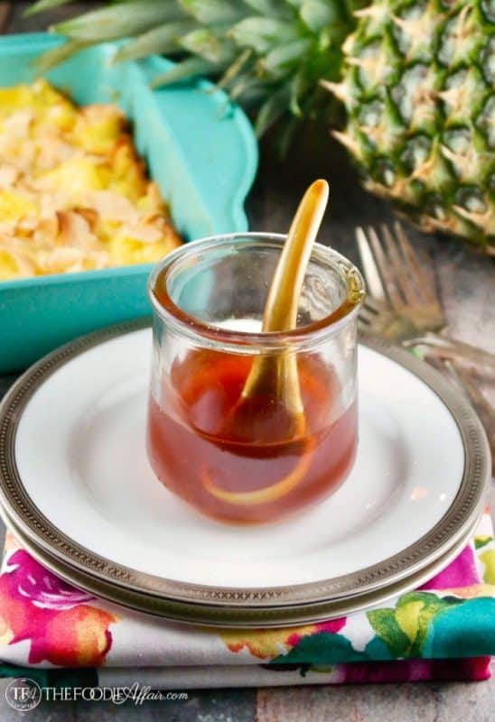 Pineapple Bread Pudding with Pineapple Rum Sauce The Foodie Affair