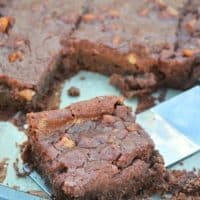 low carb cake slice on a baking sheet