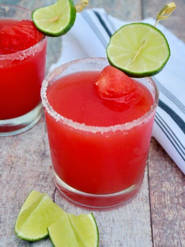 WATERMELON MARGARITA COCKTAIL STORY • The Foodie Affair