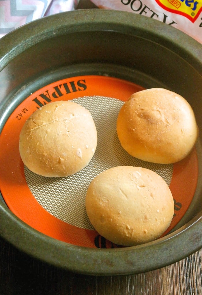 Rolls in a baking pan
