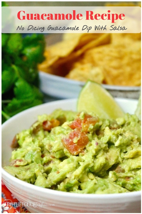 Looking for a quick guacamole recipe that's ready in 5 minutes?  No chopping or dicing tomatoes with this easy recipe! Serve as a dip or use as a condiment! #salsa #guacamole #easyrecipe #avocado #lowcarb