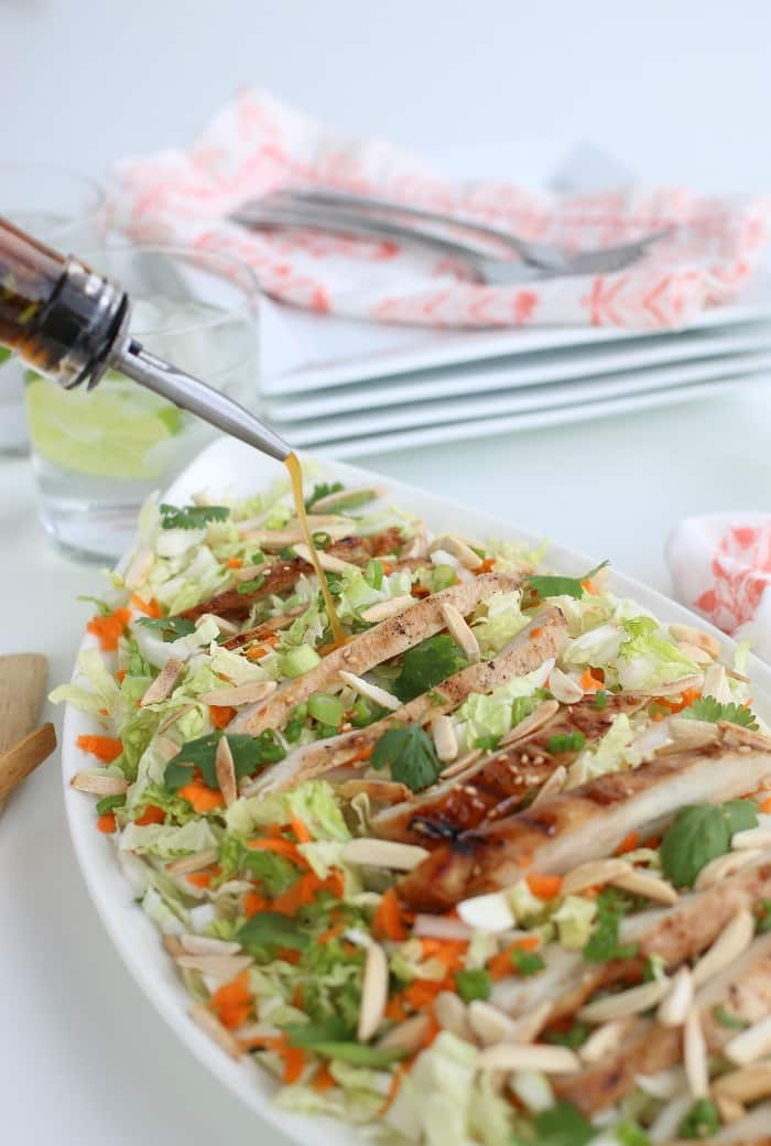 Grilled Ginger-Sesame Chicken Salad