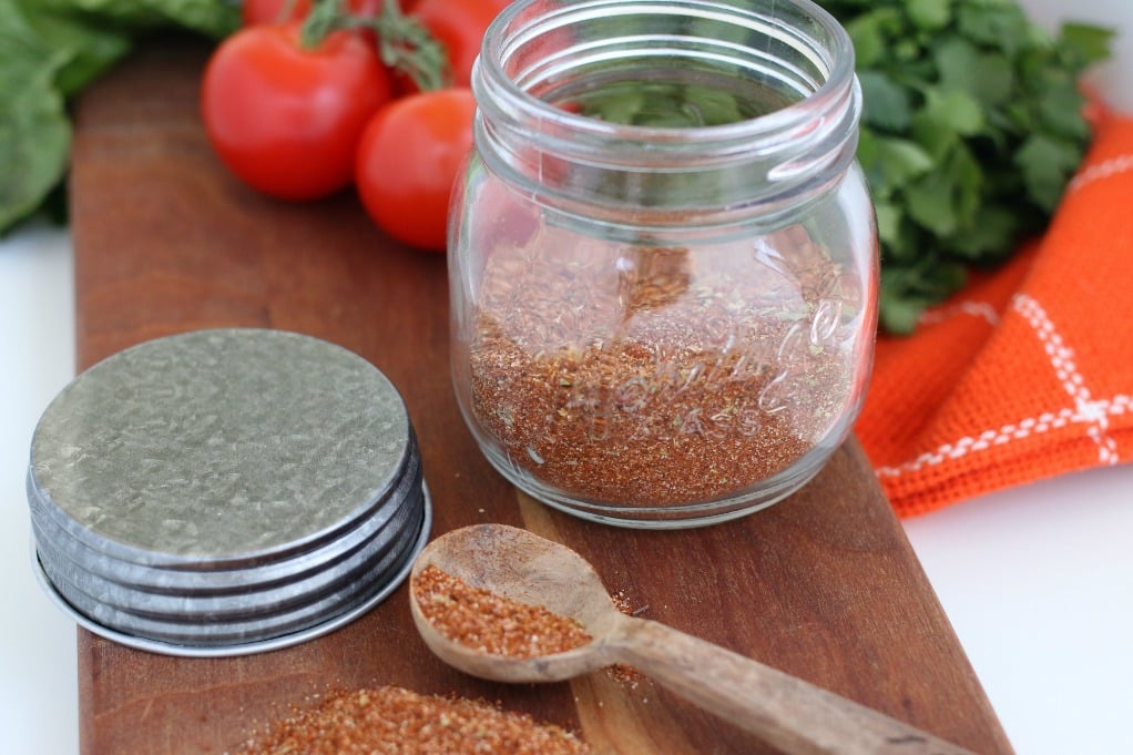 Homemade Taco Seasoning Recipe perfect for chicken tacos