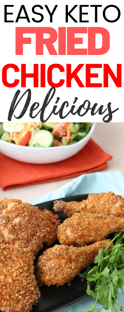 Going on a low-carb or keto diet doesn’t mean you have to give up crunchy bread-like texture.  My keto fried chicken recipe is truly a favorite that everyone is going to clamor to grab off the serving platter.  #ketodiet #friedchicken #poultry #lowcarbrecipe #thefoodieaffair