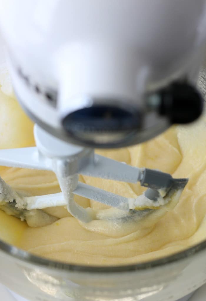 The batter for my ricotta cookies recipe gets smoother as it mixes. 