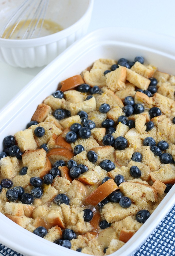 Now the french toast bake is ready to be refrigerated overnight and baked in the morning!