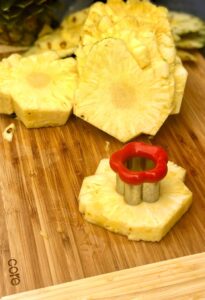 Here we learn how to core pineapple without any special kitchen tools.