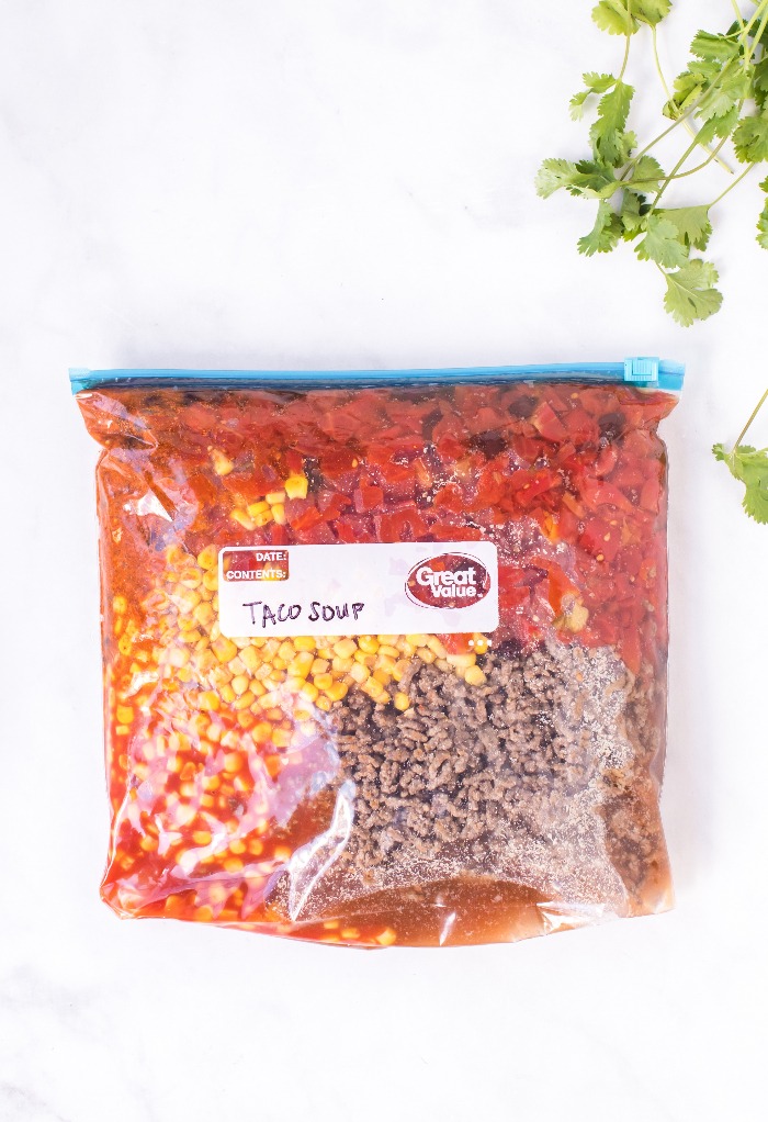 seal freezer meal and label with date and cooking instructions