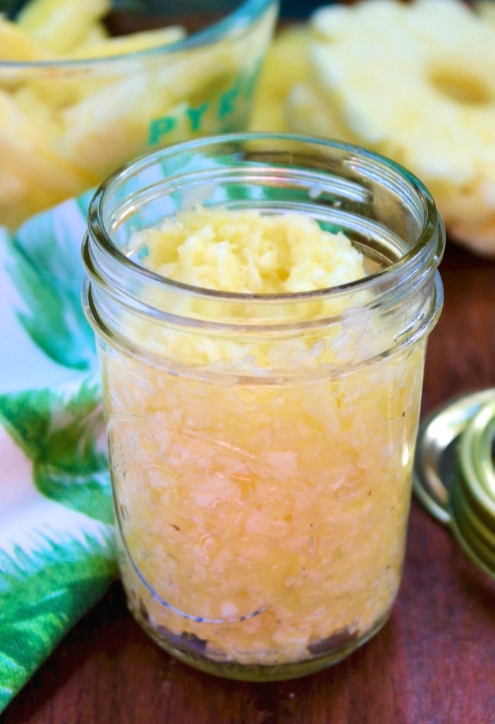 How To Make Your Own Crushed Pineapple The Foodie Affair