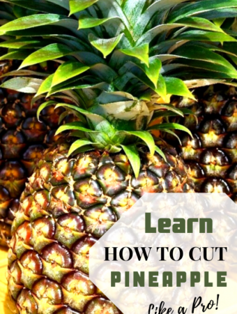 Image of fresh pineapple to learn how to cut a pineapple