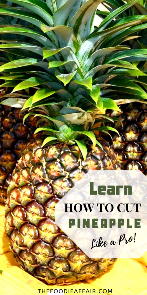 Image of fresh pineapple to learn how to cut a pineapple 
