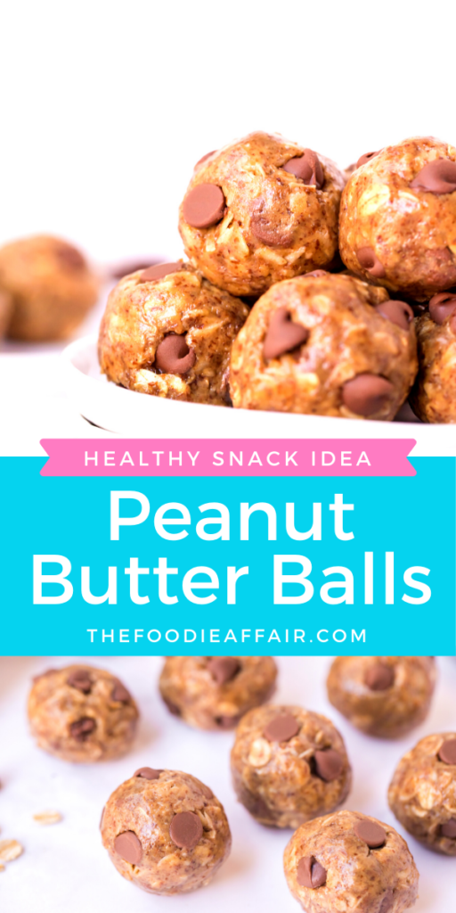 These easy peanut butter balls are full of healthy nutrients. Perfect for an afternoon snack or when you just need a treat!