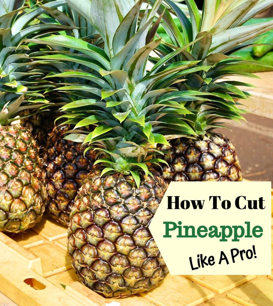 How To Cut Pineapple Core, Slice in Rings & Chunks The Foodie Affair