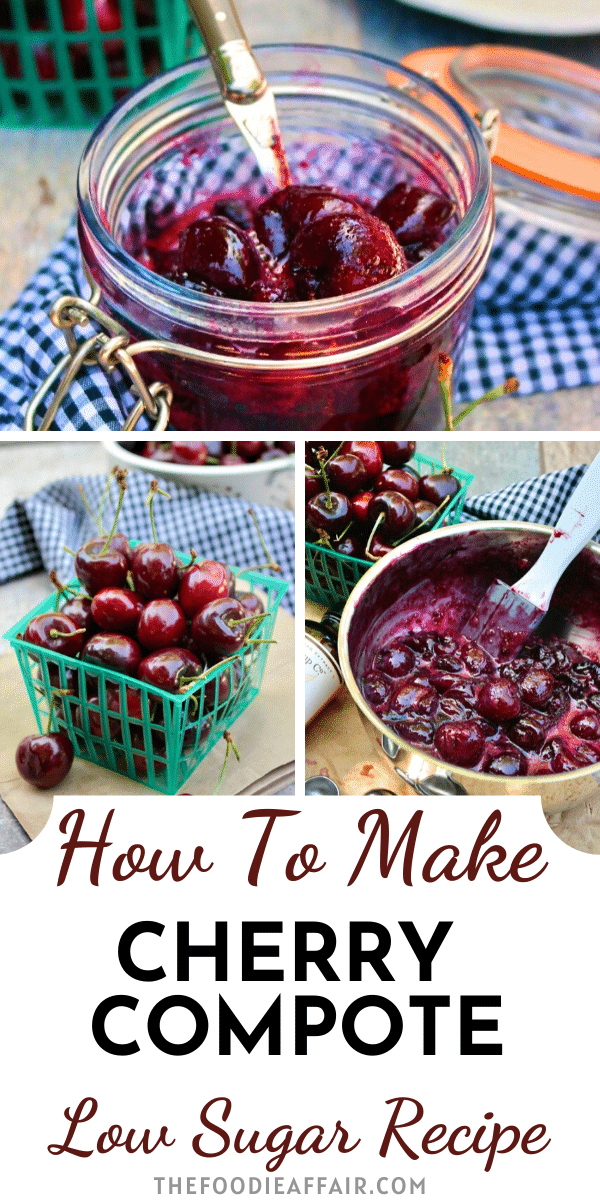 Easy Three Ingredient Cherry Compote (Sugar Free) The Foodie Affair