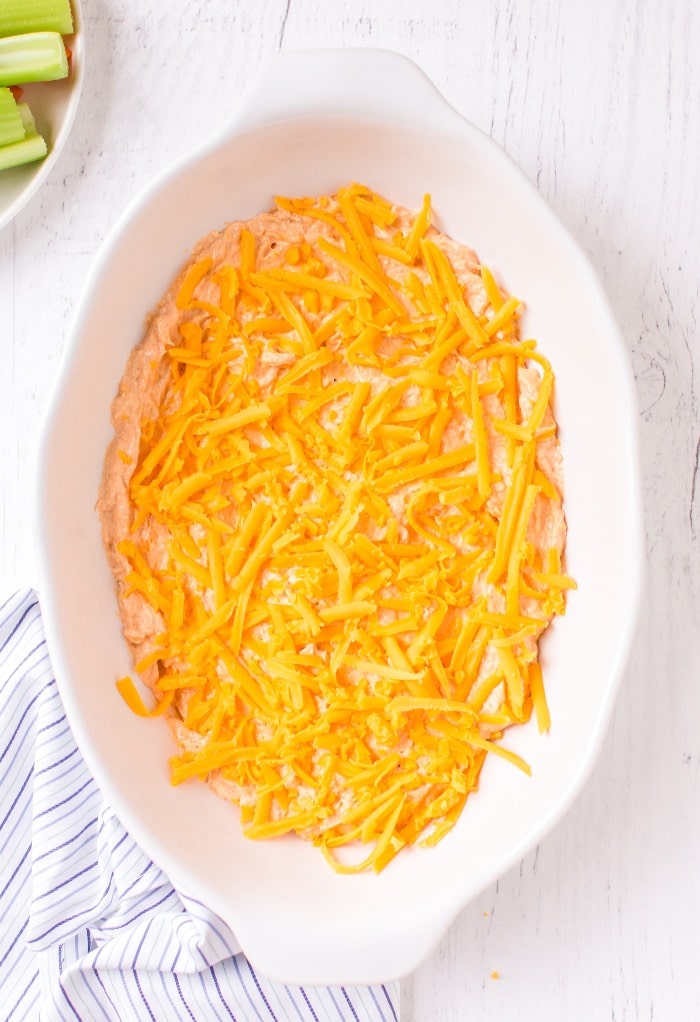 Keto Buffalo Chicken Dip Recipe - The Foodie Affair