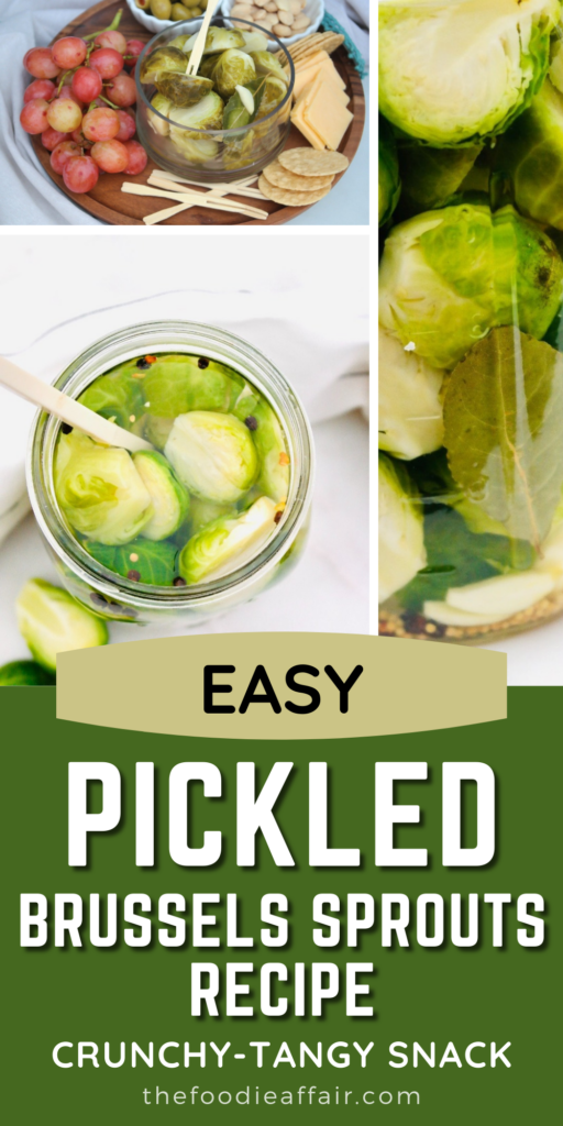 Easy pickled brussels sprouts recipe with simple spices found in most kitchens. This can be enjoyed in just a day. Enjoy right out of the jar or use in recipes. 