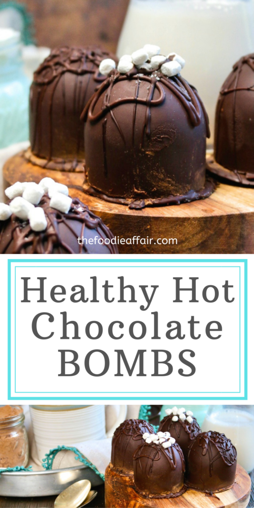 Sugar free hot chocolate bombs made from the silicone mold from an Instant Pot. These cocoa bombs are fun to make and explode into a delicious decadent rich cup of hot chocolate. #cocoabomb #diy #sugarfree #ketorecipe