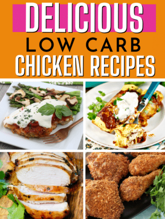 Collection of low carb chicken recipes. Over 25 meals to choose from.