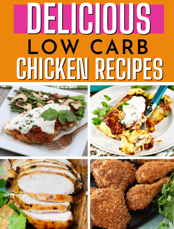 Collection of low carb chicken recipes. Over 25 meals to choose from.