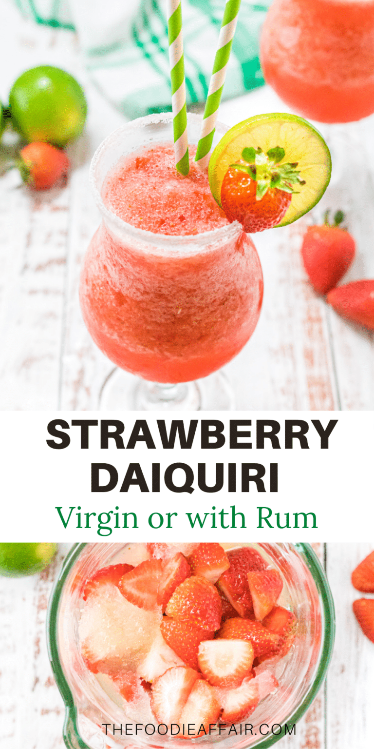 Refreshing Virgin Strawberry Daiquiri Recipe The Foodie Affair