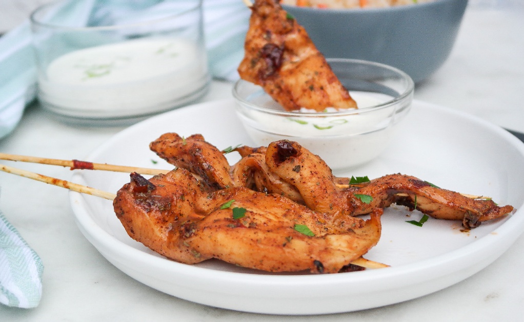 Oven-Baked Chipotle Chicken Skewers - Food Dolls