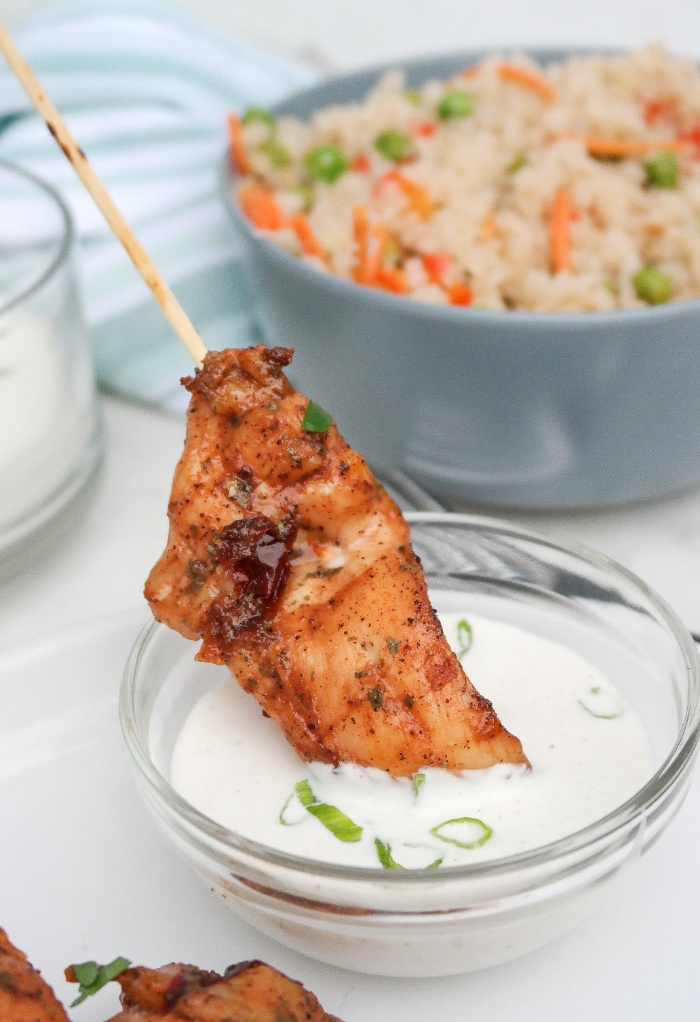 Oven-Baked Chipotle Chicken Skewers - Food Dolls