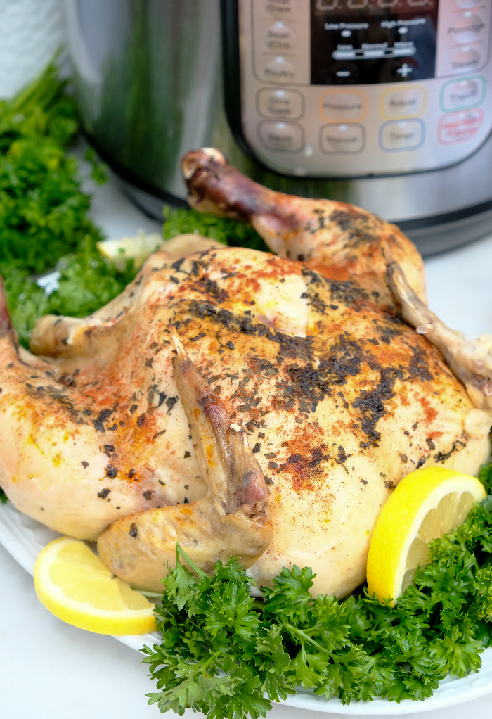 Easy Instant Pot Whole Chicken - Recipes From A Pantry