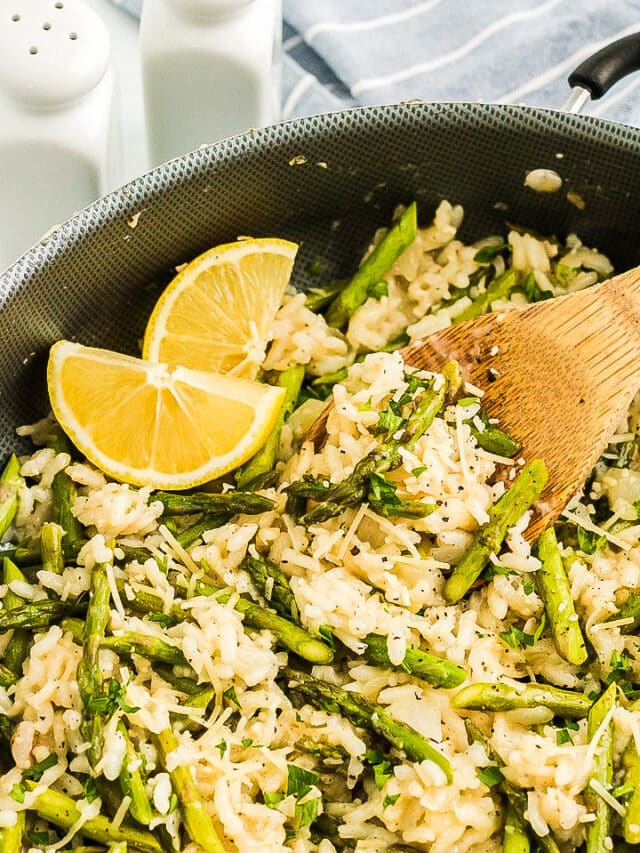 Asparagus Risotto Recipe with Lemon