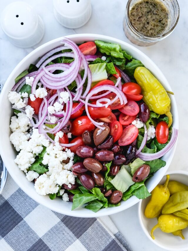 COPYCAT PANERA GREEK SALAD RECIPE STORY • The Foodie Affair