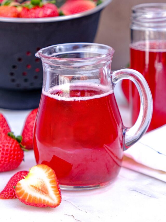EASY STRAWBERRY SIMPLE SYRUP RECIPE STORY