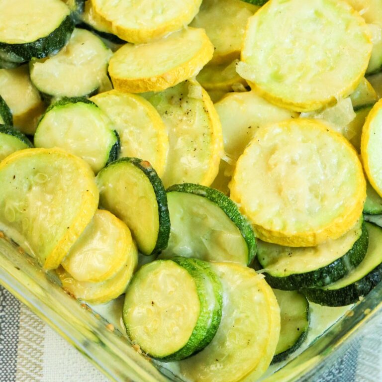 Easy Baked Zucchini Squash Recipe