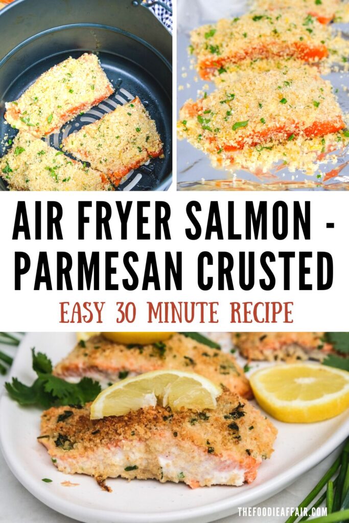 Air Fryer Parmesan Crusted Salmon Recipe - The Foodie Affair