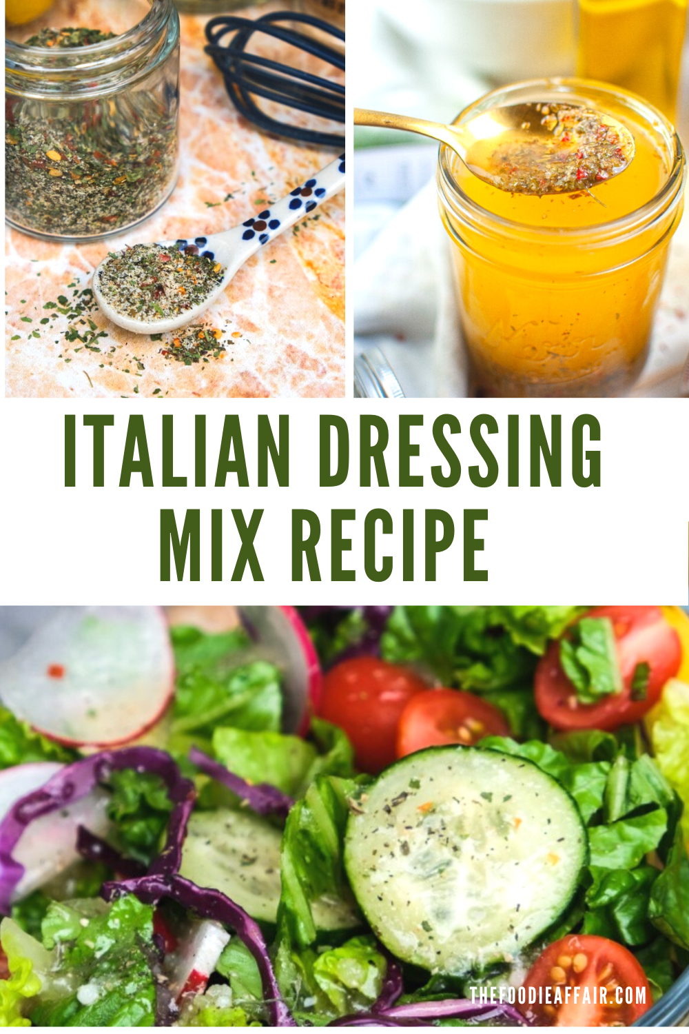 Homemade Italian Dressing Mix Recipe The Foodie Affair