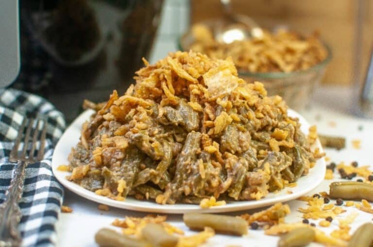 Easy Air Fryer Green Bean Casserole (Or Oven) The Foodie Affair