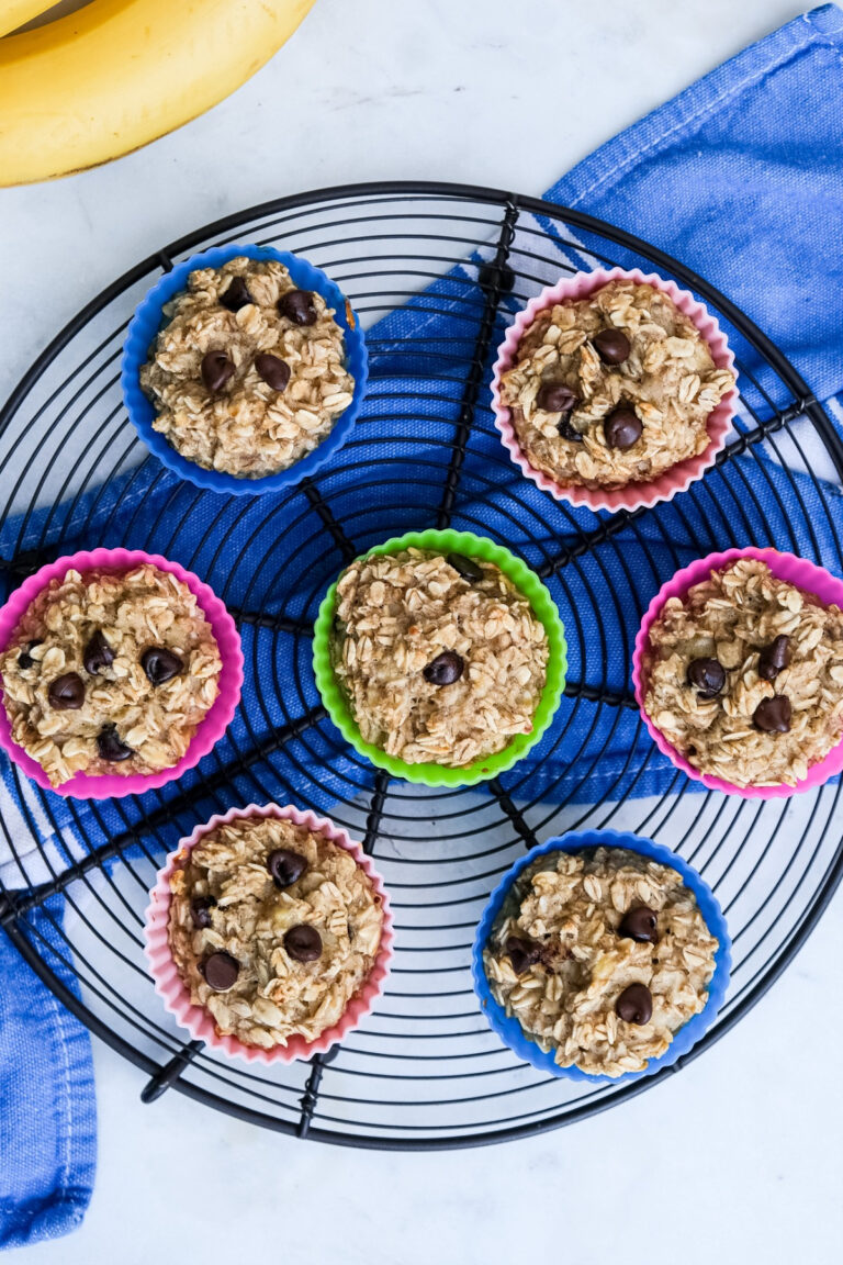 Healthy Tender Baked Oatmeal Cups Recipe with Banana The Foodie Affair
