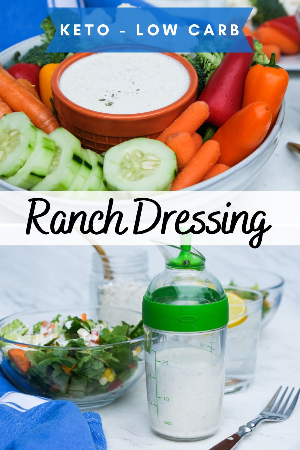 Homemade Keto Ranch Dressing Recipe (LowCarb) The Foodie Affair