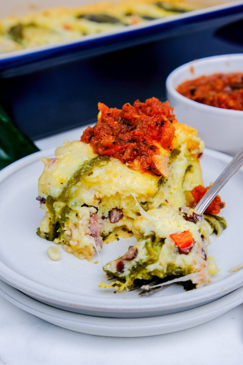 Easy Poblanos Chile Rellenos Casserole Recipe The Foodie Affair