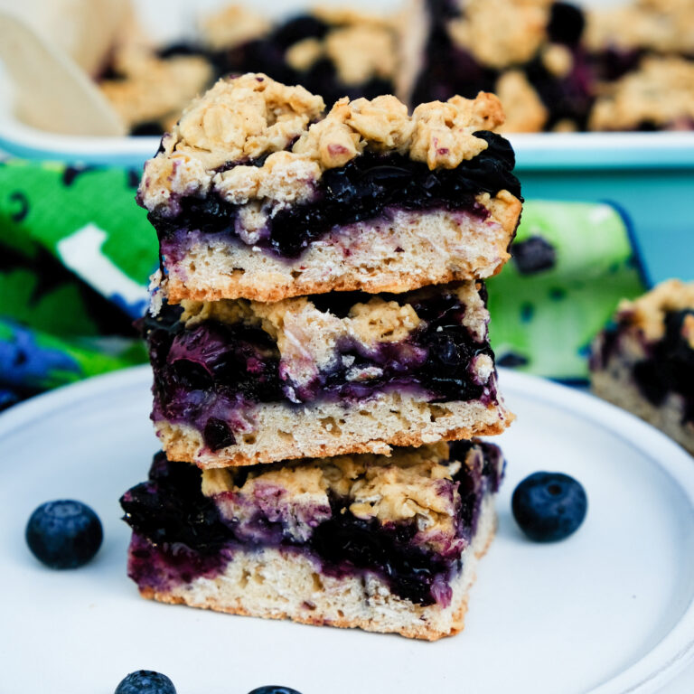 Easy Blueberry Oatmeal Bars Recipe